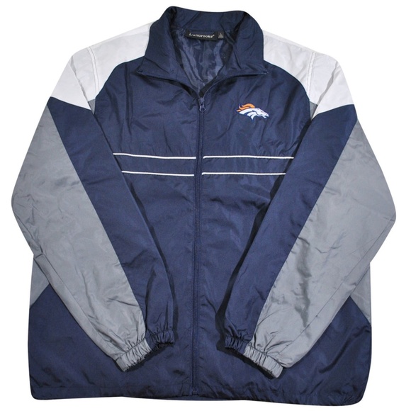 VINTAGE NFL DENVER BRONCOS  WINDBREAKER POLYESTER JACKET - Picture 3 of 3